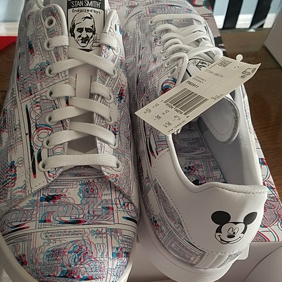 New adidas Stan Smith mickey mouse 3d sneakers - Picture 2 of 4